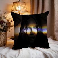l-Lady Gagas hot singer Cushion Cover Premium Comfort Reversible Pillow Cove -Two in One Design for Any Room & Car Interior 30cmx30cm