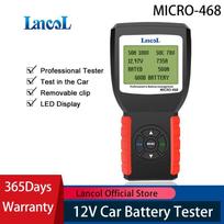 Lancol Micro468 Car Battery Tester Portable 12V Auto Digital 100-2000CCA  Automobile Battery Analyzer Tool For Car English