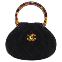 Chanel 26c Vėžlio kiauto Akrilo Metalo Ingotas Krepšys Zomšos Medžiaga Vintažinis Auksinis Metalas Rankinė Mini Moteriška Juoda Gift Set(Basic Set+Box+Shopping Bag) juoda