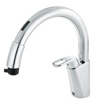 LIXIL Navish Touchless Mixer Tap with Hand Shower Battery Operated Single Lever Mixer Tap for General Use Kitchen Faucet Water Tap (INAX) RSF-672A