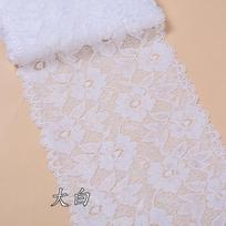 1 Yard Elastic Lace Trim Ribbon Sewing Spandex Nylon 16cm Knitted Accessories Skirts Underwear Clothing Accessories KTY balta