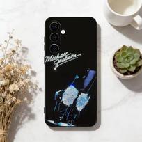 Moonwalk MJ Michael Jackson  Phone Case Black Silicone Soft For Samsung Galaxy A73,A72,A71,A70,A53,A52,A51 Samsung a13 5g
