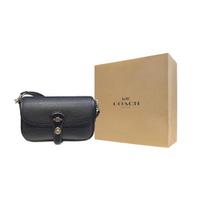 COACH Hadley karvės odos peties rankinė, vidutinio dydžio, moteriška, juoda Gift Box Set (Basic Set + Yellow Gift Box) juoda