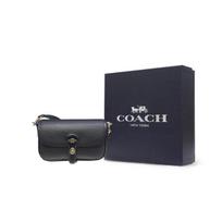 COACH Hadley karvės odos peties rankinė, vidutinio dydžio, moteriška, juoda Gift Box Set (Basic Set + Black Gift Box) juoda