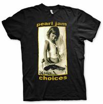 Pearl Jam T Shirt Choices Officially Licensed Black Unisexs Rock Band Classic Tee 2XL