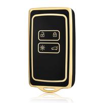 For Renault Captur Koleos Kadjar Zoe Arkana Espace Clio Megane Grand Scenic Sandero Dacia Anti-Dust Card Car Key Case Cover Tpu beige