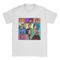 Scott Pilgrims  Men T Shirt  Fashion Tee Shirt Short Sleeve Crew Neck TShirt Cotton 4XL 5XL 6XL Tops S
