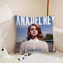 L-Lana D-Del Rey Born To Die Pillow Case Living Room Sofa Cushion Cover Suitable For Home Bedroom Room Decoration Peach skin 18*18(CM)-1Pcs