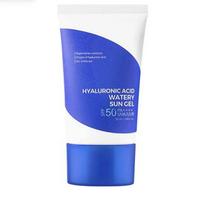 Hialurono rūgšties vandeningas apsauginis gelis nuo saulės SPF 50 PA UVA UVB Aukštos apsaugos lengvas nepaliekantis riebumo veido apsauginis gelis nuo saulės 50ml One Size