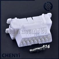 16 Pin/way Automobile Male Female Connector Car OBD Diagnostic Tool Interface Wire Socket Auto Parts 179631-1 for Toyota 16P