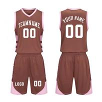 Customizable Basketball Jersey Set Sleeveless Athletic Uniform with Personalized Number Team for Sports Training L ruda