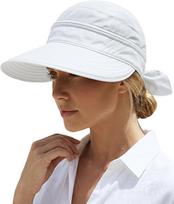 2-in-1 Women's Sun Visor Hat, Zip-Off Ponytail Friendly, Lightweight Quick Dry, UV Protection Summer Hat United States