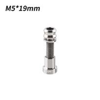 M5x19mm Bike Handlebar Stem Lock Bolt M5*17mm Bike Lock Screw Fastener  Mountain M5-17mm-titanium