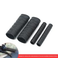 Soft Rubber Motorcycle Handlebar Grip Anti-Slip Handle Cover Protector  Electric Bike Accessories juoda