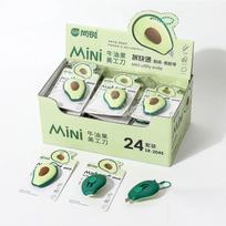 1/3 vnt. Mielas Nešiojamas Mini Avokado Braškių Morkos Meno Naudojimo Peiliukas Greito Pristatymo Dėžutės Peiliukas Popieriaus Pjaustytuvas Amato Pakavimo Įrankiai A3