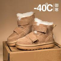 Kids Winter Snow Boots Waterproof Warm Faux Fur Lined Ankle Boys Girls Cold Weather Outdoor Use US 6 kupranugaris