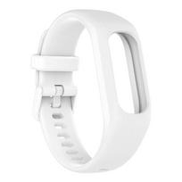 Silikoninės sportinės apyrankės, skirtos Garmin Vivosmart 5 išmaniajai apyrankei, laikrodžio priedai, pakaitinė apyrankė balta