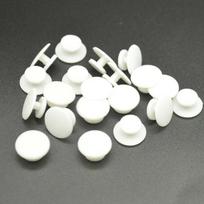 100Pcs Round Buckle Shoe Charms for Croc DIY Accessories Plastic Button Fastener for Hole Shoes Garden Shoes Decorative Clips