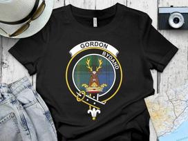 Clan Gordon Crest Tartan Tee & Sweatshirt – Scottish Clan Apparel XL