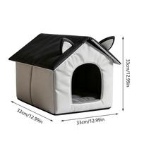 Cooling Dog House With 8 Ice Packs Waterproof Foldable Portable Bed Cat House For Puppy Kitten Summer Indoor Sleeping Rest