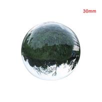 Skaidrus krištolo rutulio fotografijos akrobatikos šou Prop Fortune dekoro ornamentas 30mm