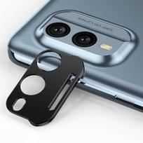 Nugarėlė Aliuminio metalinė fotoaparato apsauga, skirta Nokia X30 objektyvo apsaugos dėklas, skirtas NOKIA X30 NokiaX30 objektyvo žiedas nuo įbrėžimų Nokia X30 juoda