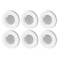 6/12vnt. Magnetiniai nuotolinio valdymo pultelių laikikliai Be gręžimo Paprastas montavimas Sieninis laikiklis Nuotolinio valdymo pulteliui 6pcs white