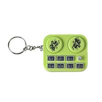 Kūrybingas Mini DJ Aparatas Muzikos Raktų Pakabukas Juokingas Šviesos Garsinis Žaislas Raktų Pakabukas Automobilio Raktų Laikiklis Krepšio Pakabukas Kuprinės Kabinimo Dekoracija