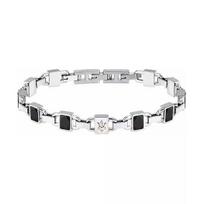 Maserati Steel And Ceramic Bracelet JM424ATZ41 For Men