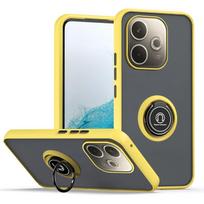 Armor Shockproof Matte Case For OPPO A5 Pro 5G Protective Cover Ring Magnetic Stand Holder Back Shell Coque Fundas Oppo A5 Pro 4G geltona