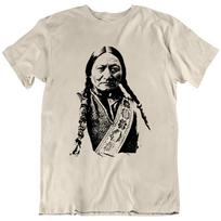 Sitting Bull Indian Native American Chief Vintage Retro T Shirt Tee Gift New 2XL