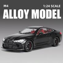 1:24 M4 G82 Kupė Lydinio Sportinio Automobilio Modelis Metaliniai Modeliai Automobilio Modelis Simuliacija Garsas Šviesa Kolekcija Vaikų Žaislai Dovana juoda