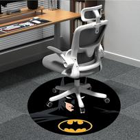 1pc Batman Logo Office Round Area Rug, Under Office Chairs Bedroom Living Room Home Decor, Room Deco, Available in Various Sizes 80cm