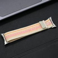 Sports Nylon Bracelet for Google Pixel Watch 3 45mm Replaced Accessories Soft Loop Strap for GOOGLE Pixel 3 45MM Trail Men Band Pixel watch 3 45mm sidabrinės rožinės spalvos