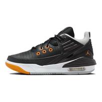Air Jordan Max Aura 5 GS Magma Orange Black Wolf Grey Kids Basketball Shoes DZ4352-008 36.5
