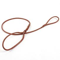 Naujausias PU šuns pavadėlis Švelnus Anti-length Šunų dresūros P virvė Rankų darbo danga Lauko kelionės Šuns P grandinė Praktinis buitinis produktas 150*0.8cm brown