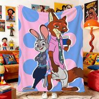 Minkštos ir pūkuotos antklodės dekoratyviam sofos užtiesalui J-Judys ir N-Nicks lovatiesė ant lovos Anime namų dekoracija Lovatiesės 75cmx90cm gray