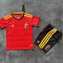 Belgija 2026 m. Pasaulio taurės marškinėliai Gerbėjų versija, tokio paties stiliaus futbolo marškinėliai 22 raudona
