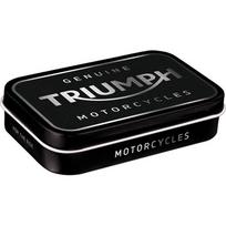 Mėtų saldainiai skardinėje dėžutėje »Triumph - Logo Silver«, Nostalgic-Art