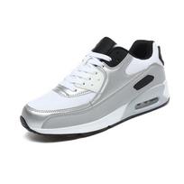 New autumn mesh air-cushioned soft-soled non-slip running shoes, men's Korean style trendy sports casual skate shoes 39 sidabras