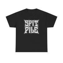 Spit Pile Sludge Metal Shirt, Doom Hardcore Band Tee, Underground Heavy Music Graphic T-Shirt 110