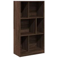 vidaXL Bookshelf Brown Oak Look 57 x 28.5 x 107.5 cm Engineered Wood