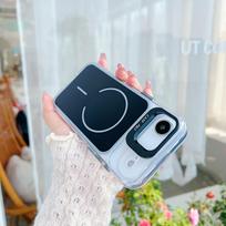 CHAOYIDIAN TPU+PC Phone Case for IPhone 17 16 15 14 13 12 Pro Max Plus, Air Clear Bumper with Metal Alloy Lens Holder Case Opp Bag&For iPhone17 juoda