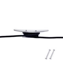 316 Stainless Steel Cleat 5 Inch 125mm Boat Docking Hardware Integrated Bollard Rope Cleat with Bolts for Marine and Yacht Use One Size