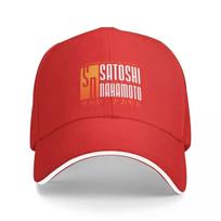 Satoshi Nakmotos Monogram Baseball Cap Luxury Brand Trucker Hat Luxury Hat Unisexs Hats Womens