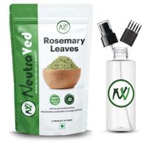NeutraVed Rosemary Leaves Organic | Rosemary Dry Leaves for Hair Growth, Stronger Strands & Natural Hair Nourishment, Food Grade | Includes Mist Sp