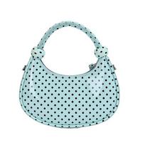 Small-scale Polka Dot Bag, Fashionable Cross-body Small Square Bag, Handbag Shaped Like Dumplings mėtų žalios spalvos