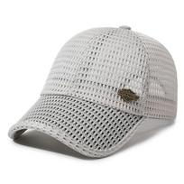 Fashion Adjustable Sun Protection Caps Ultra-Light Breathable Full Mesh Hats Baseball Cap Men Women smėlis