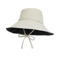 Summer Big brimmed Sunscreen Hat for Women Outdoor Travel Camping Sunscreen Hat Korean Edition Fisherman's Hat One Size ruda