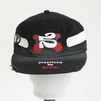 2026 new Darkly Punk Medicine Box Hat Retro Unisex Rose Embroidery Letter Printing Niche Original Design Fashion Peaked Cap 56-60cm